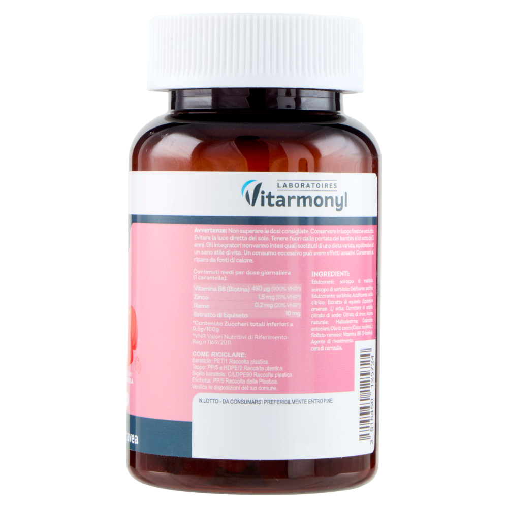 Laboratoires Vitarmonyl Gummies Biotina Capelli e Unghie 30 Gummies 90 g