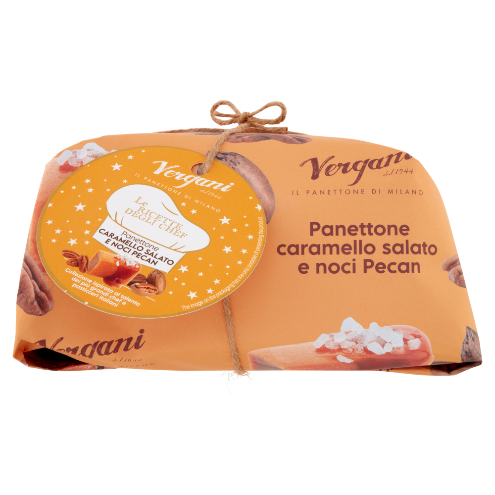 Vergani Panettone caramello salato e noci Pecan 720 g