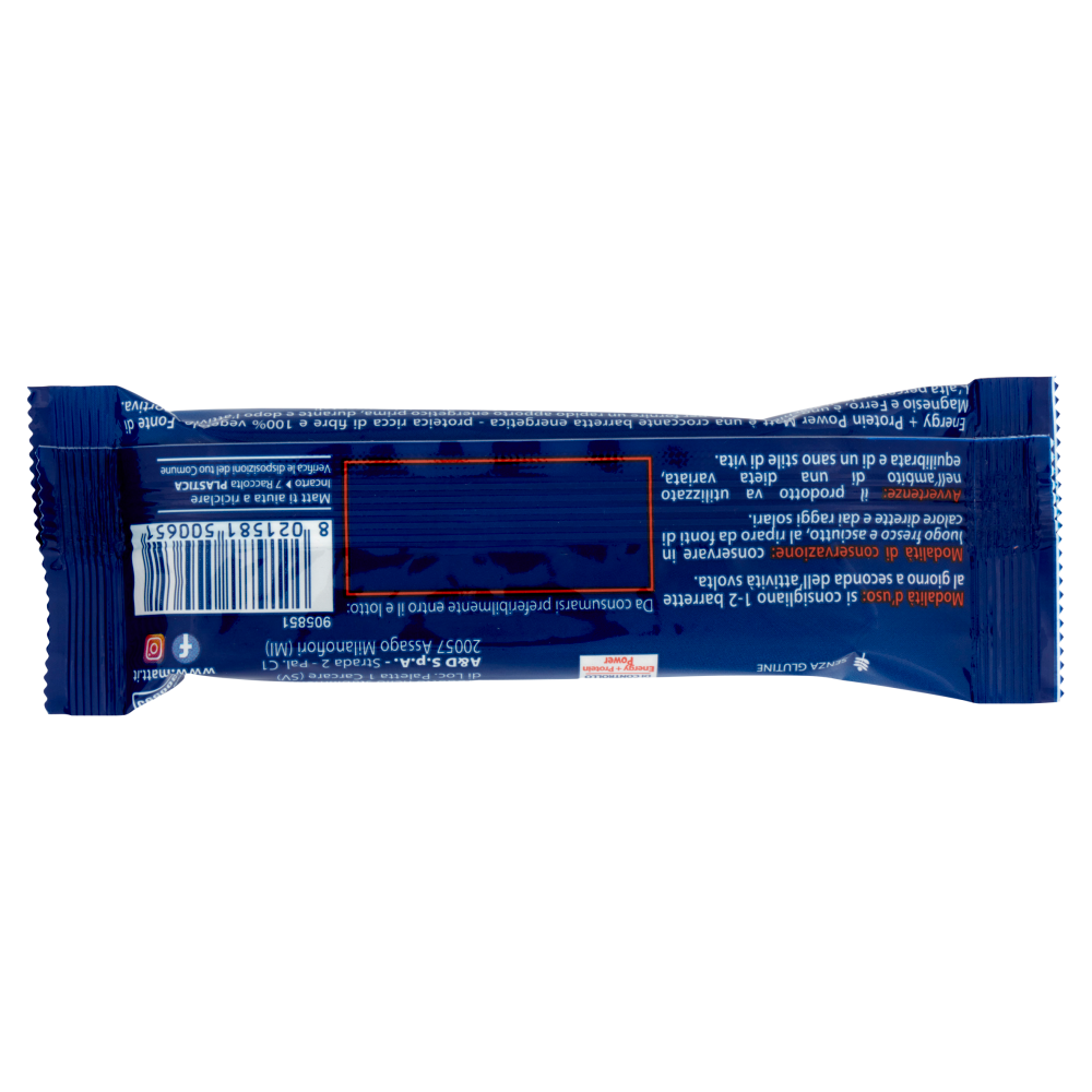 Matt Sport Energy + Protein Power Arachidi & Mirtilli 35 g