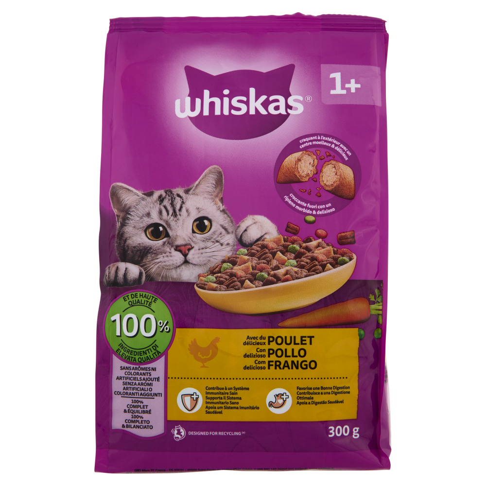 Whiskas Crocchette con delizioso Pollo 300g