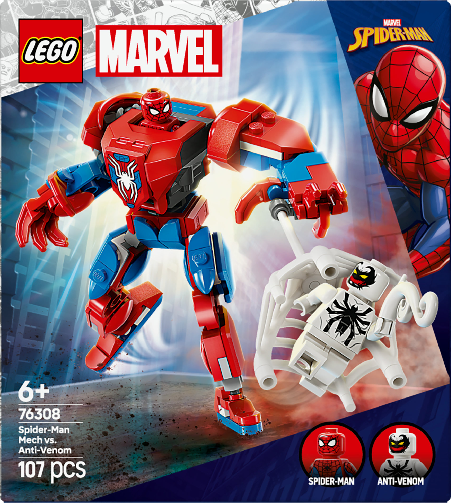 LEGO Mech di Spider-Man contro Anti-Venom