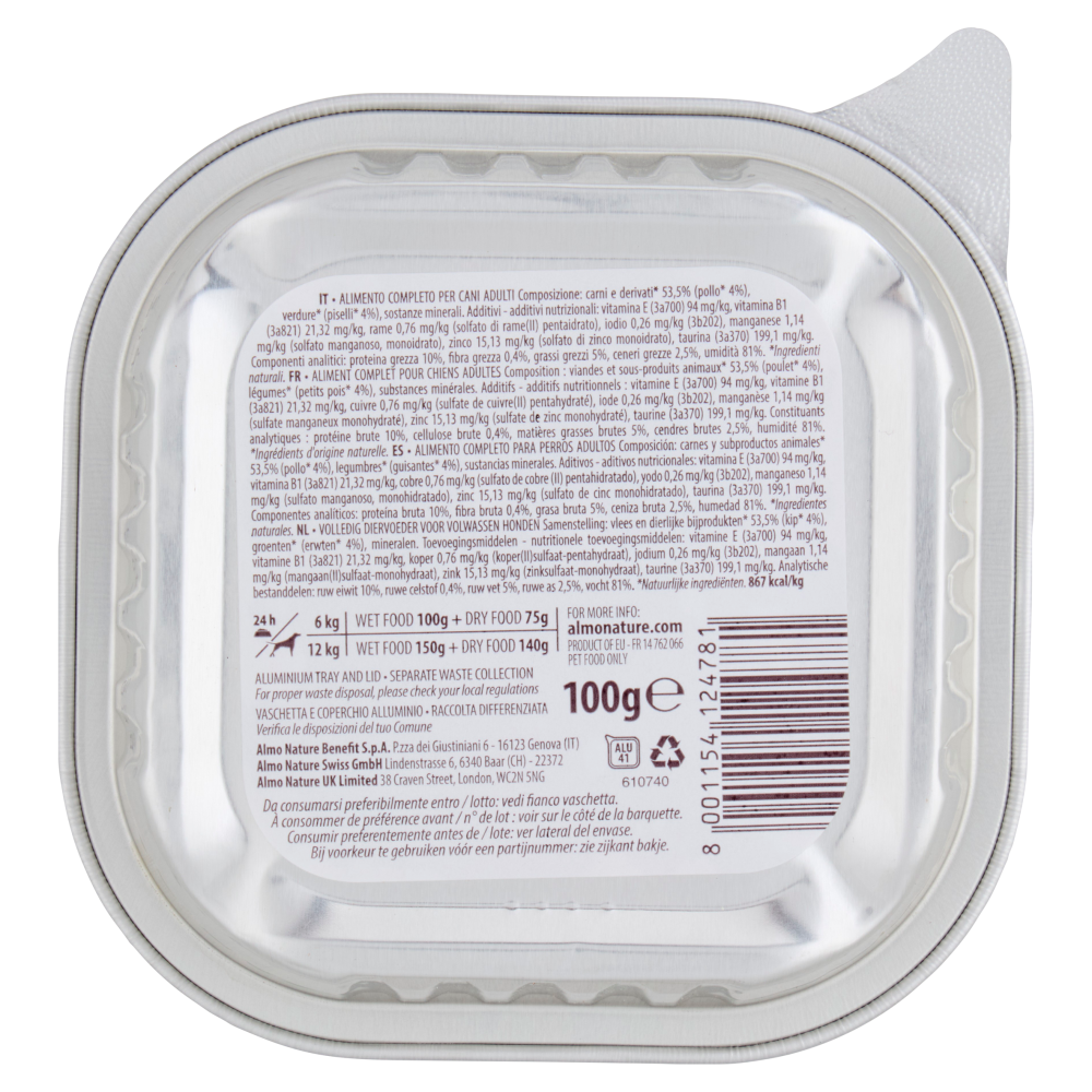 almo nature Daily con Pollo e Piselli 100 g