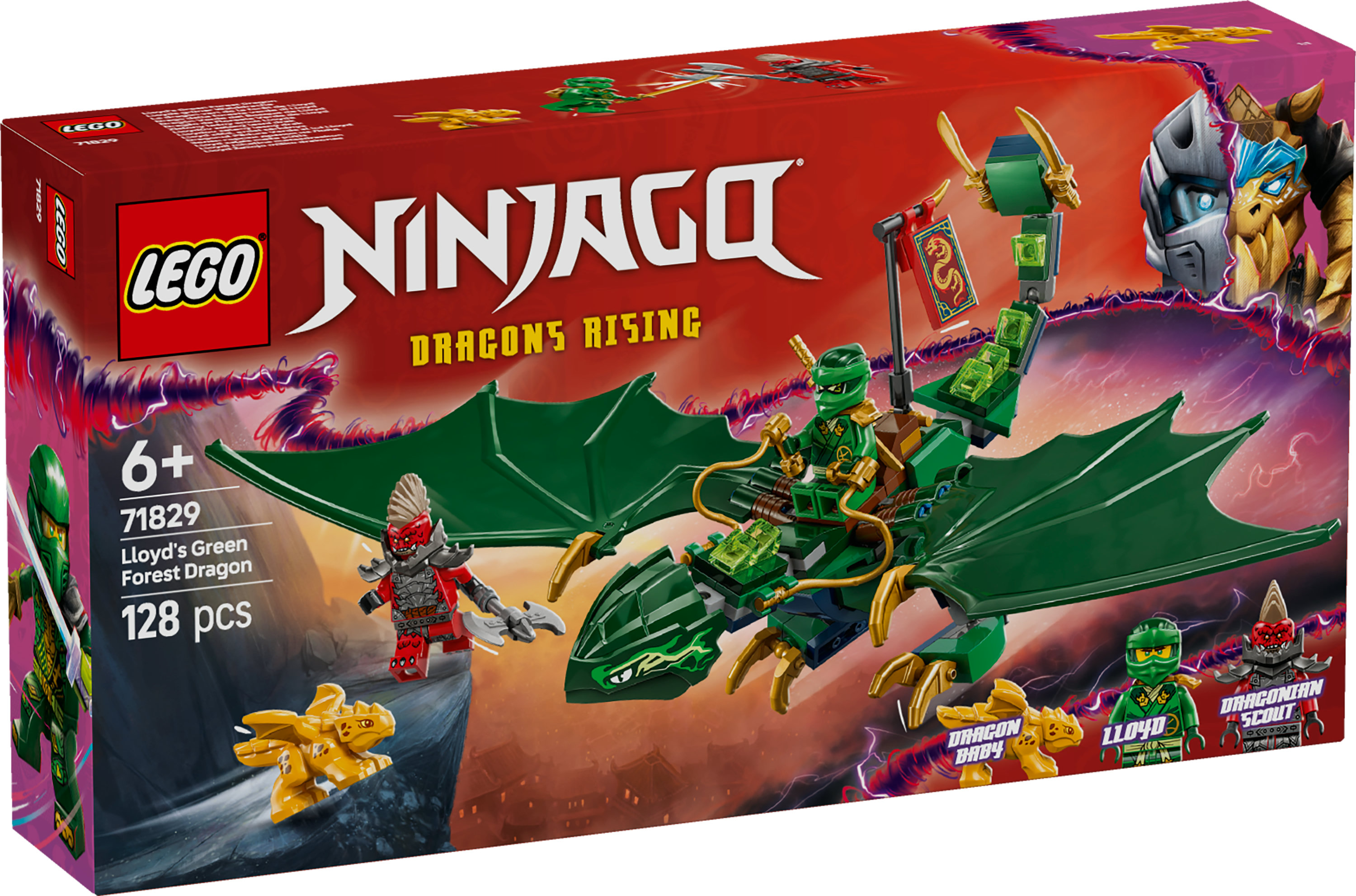 LEGO NINJAGO Drago della foresta verde di Lloyd