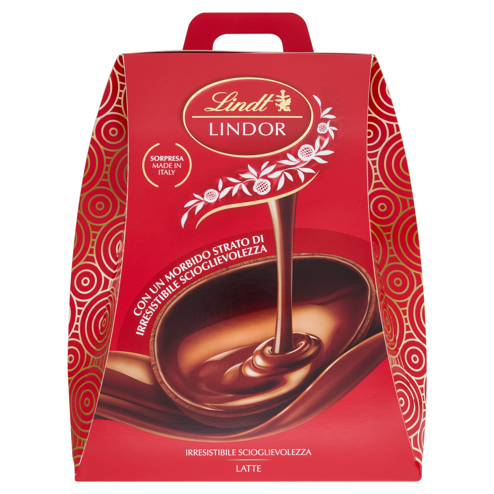 Lindt Lindor Uova di cioccolato Pasqua Cioccolato al latte doppio strato 360 g