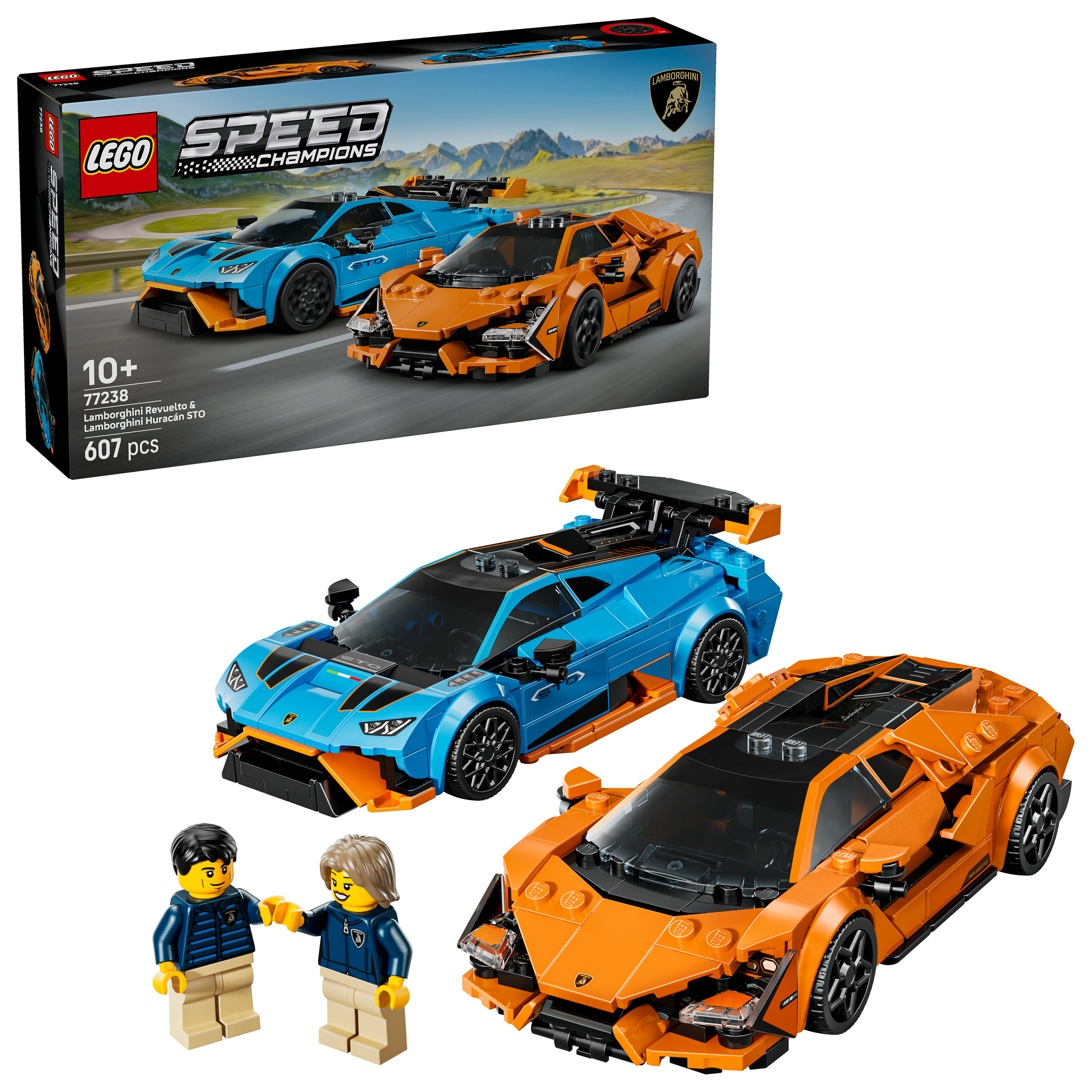 LEGO Speed Champions Lamborghini Revuelto e Huracán STO