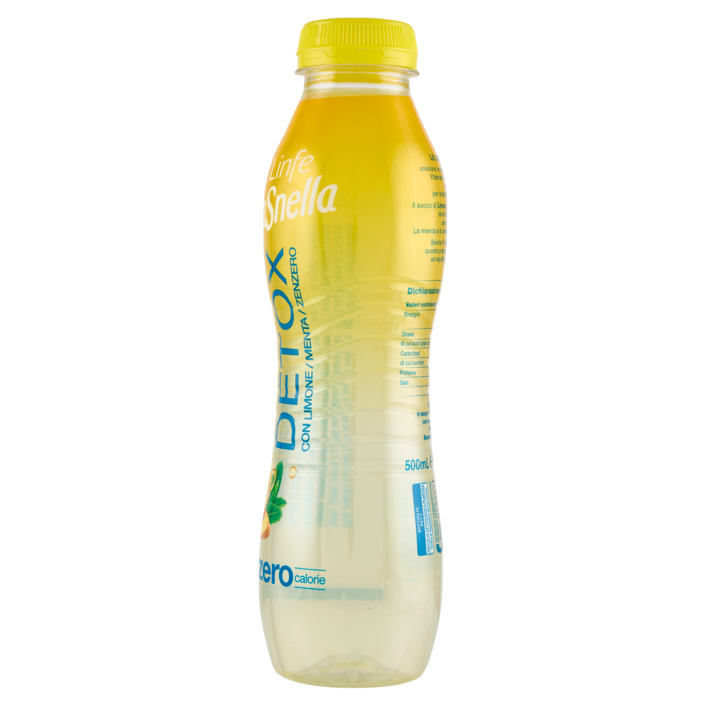 Vitasnella Le Linfe Detox con Limone, Menta, Zenzero 500 mL
