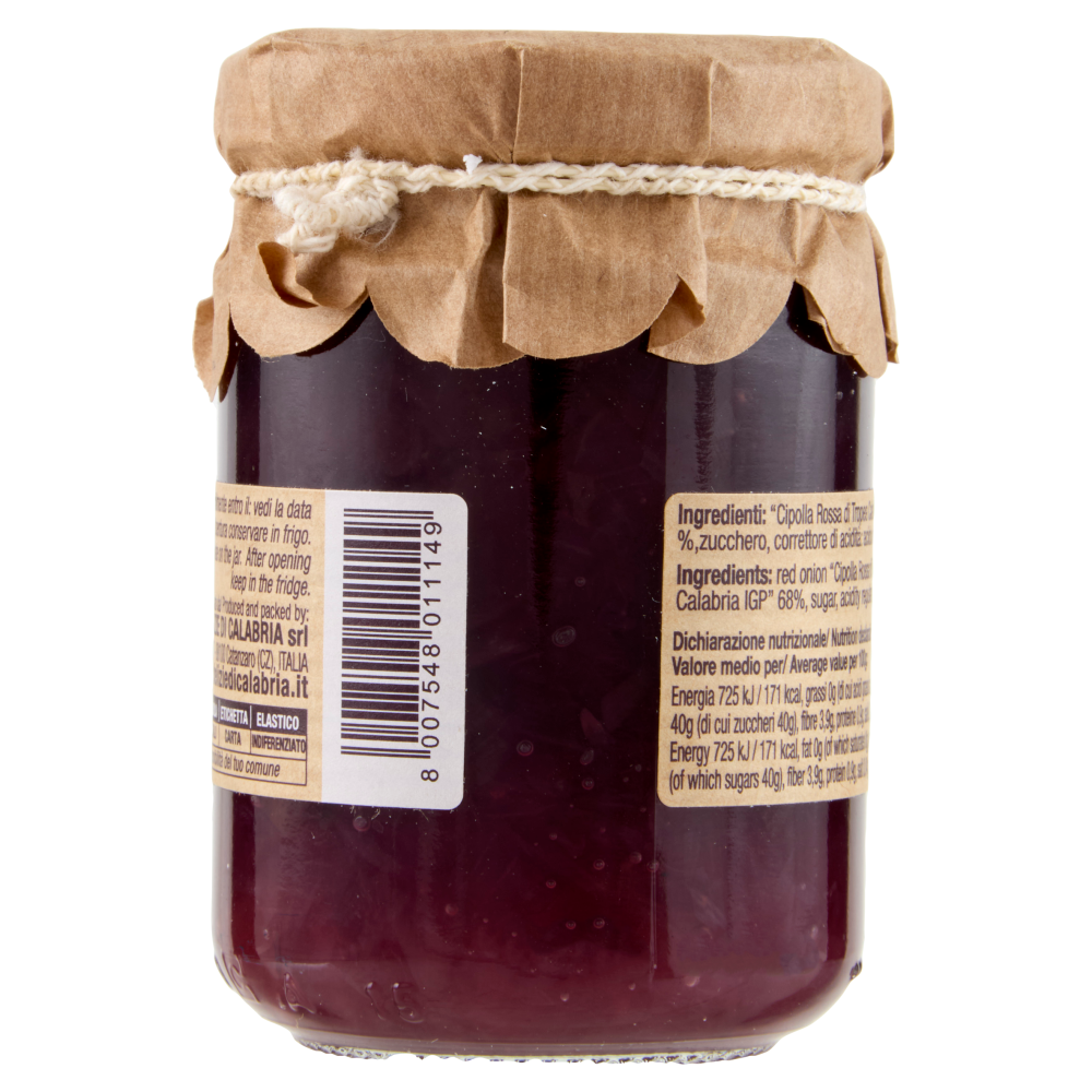 Delizie di Calabria Cipolla Caramellata a base di "Cipolla Rossa di Tropea Calabria IGP" 150 g