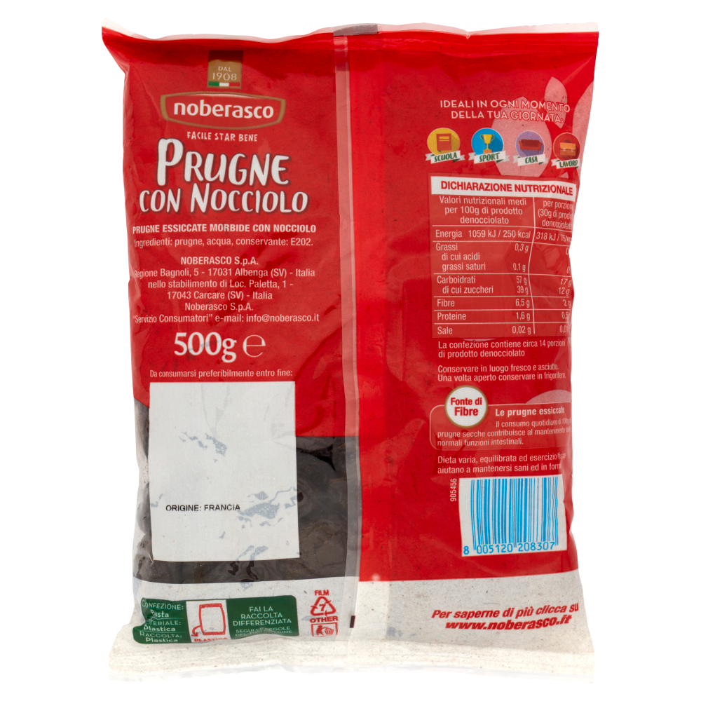 noberasco Prugne con Nocciolo 500 g