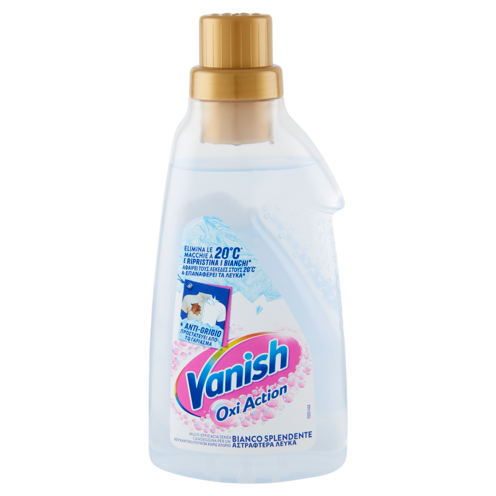 Vanish Oxi Action Gel bianco Smacchiatore bucato 750 mL
