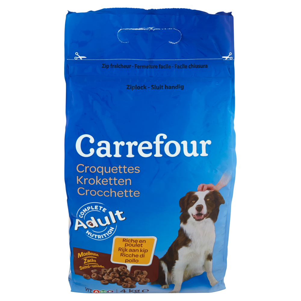 Carrefour Crocchette Ricche di pollo 4 kg