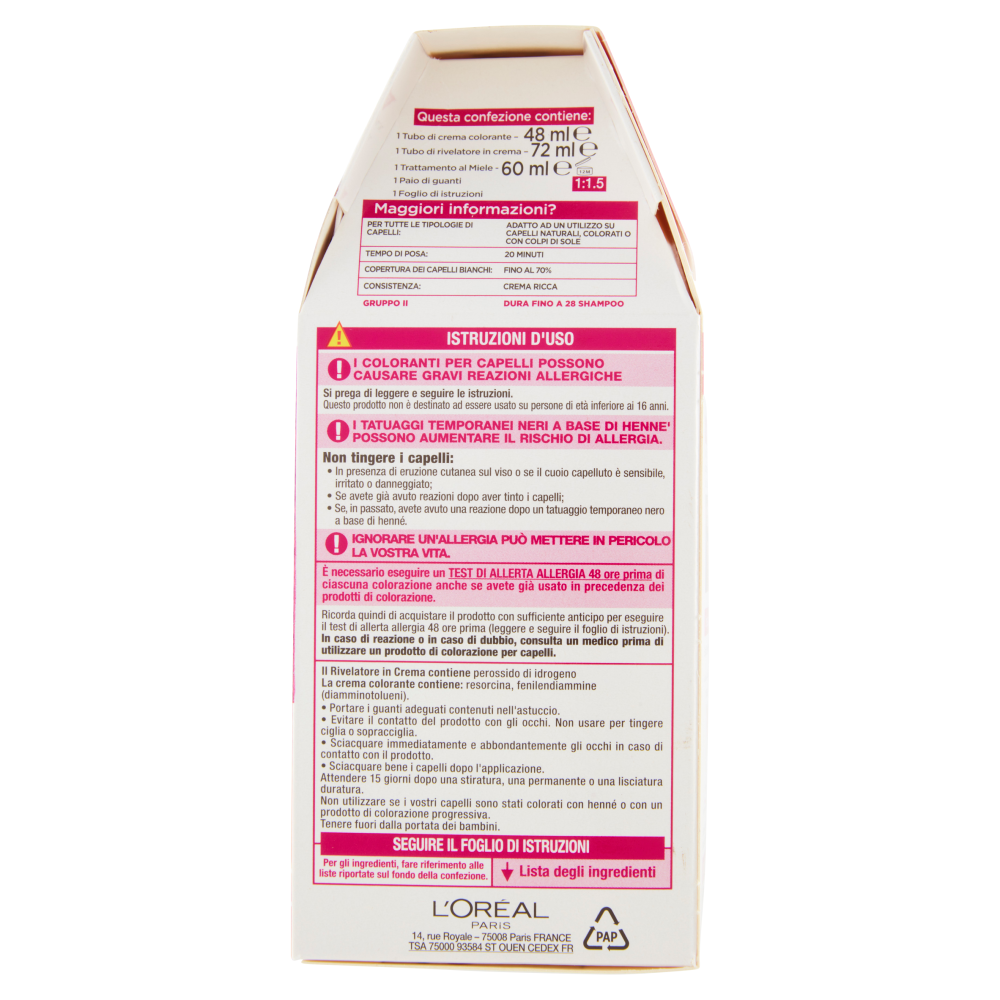 L'Or&eacute;al Paris Tinta Capelli Casting Creme Gloss, Senza Ammoniaca, 550 Mogano