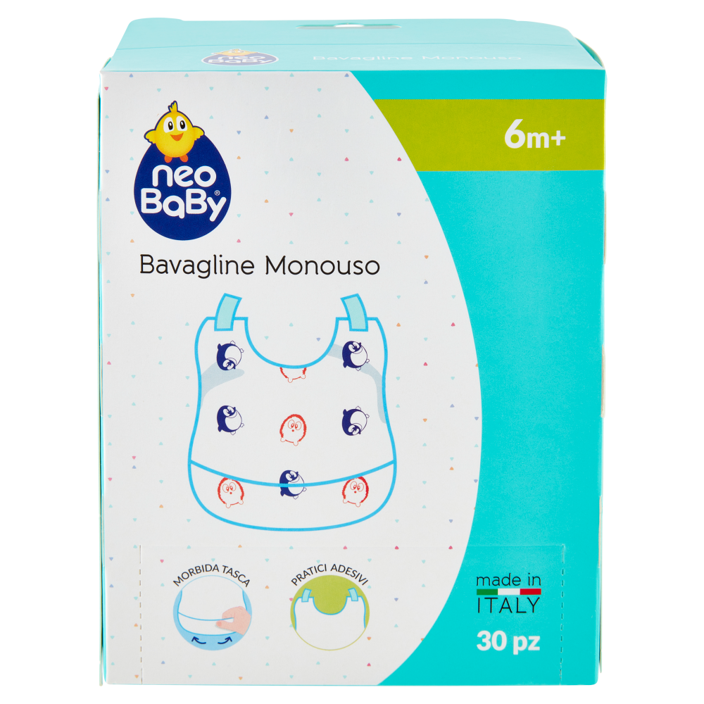 neo Baby Bavagline Monouso 6m+ 30 pz