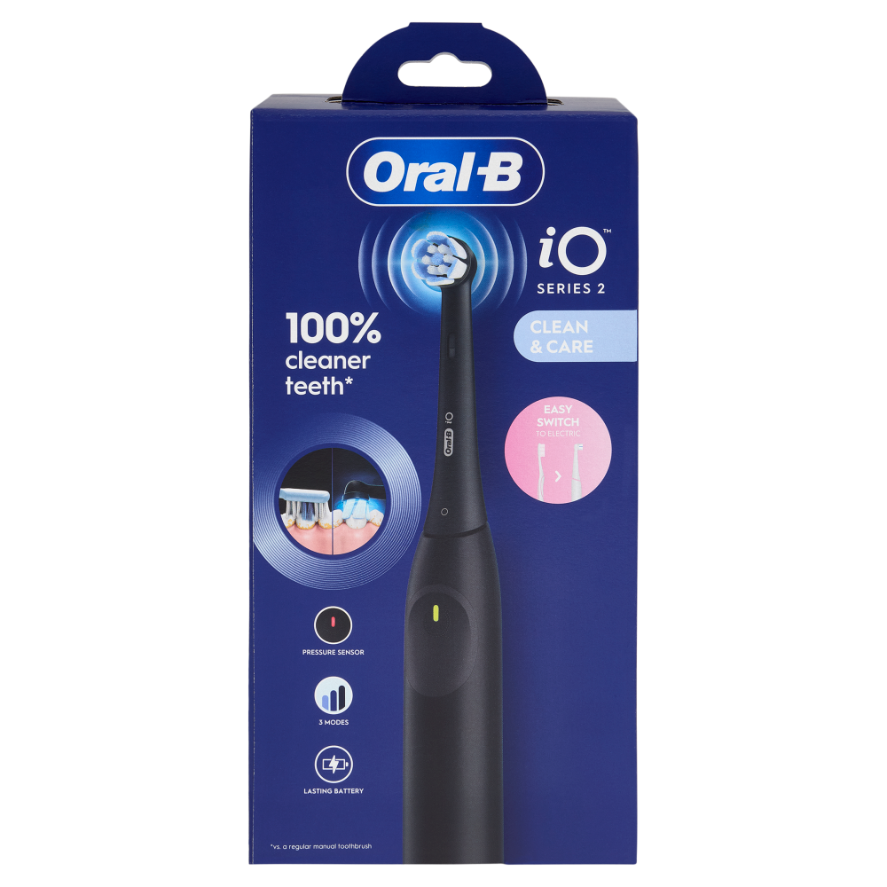 Oral-B iO Series 2 Spazzolino Elettrico Denti Ricaricabile Nero