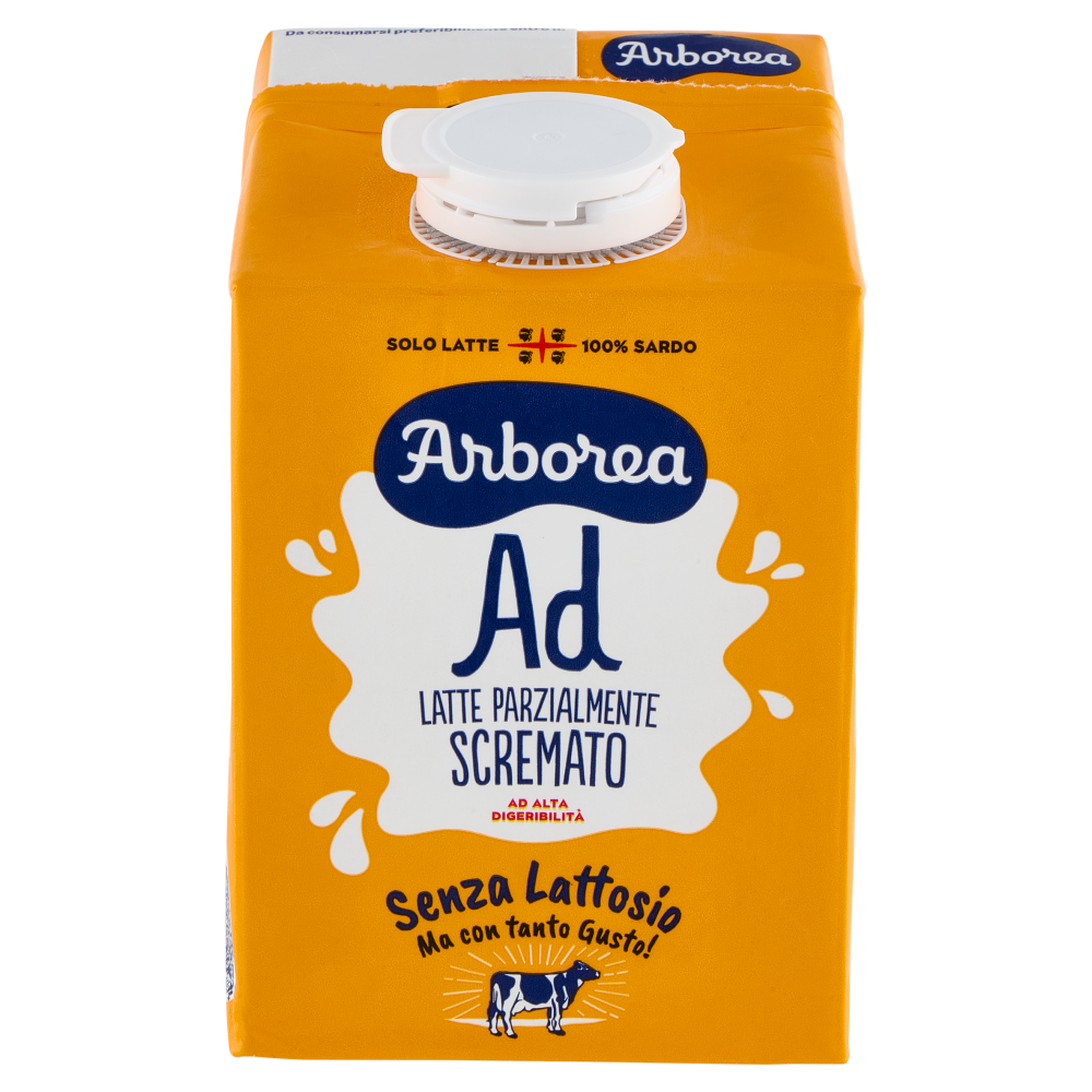 Arborea Ad Latte Parzialmente Scremato ad Alta Digeribilit&agrave; Senza Lattosio 500 ml