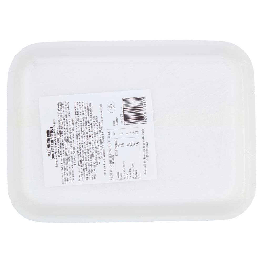 Aia Gran Dorate alla Valdostana Cotoletta di Filetti di Pollo con Scamorza Affumicata 0,200 kg