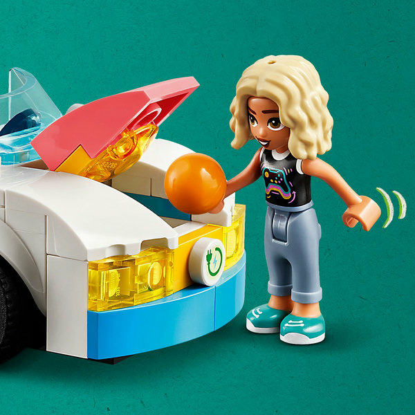LEGO Friends Auto elettrica e caricabatterie