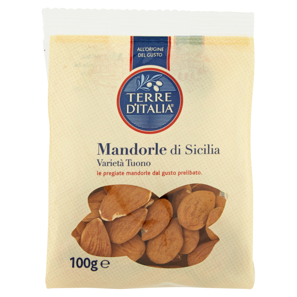 Terre d'Italia Mandorle di Sicilia Varietà Tuono 100 g