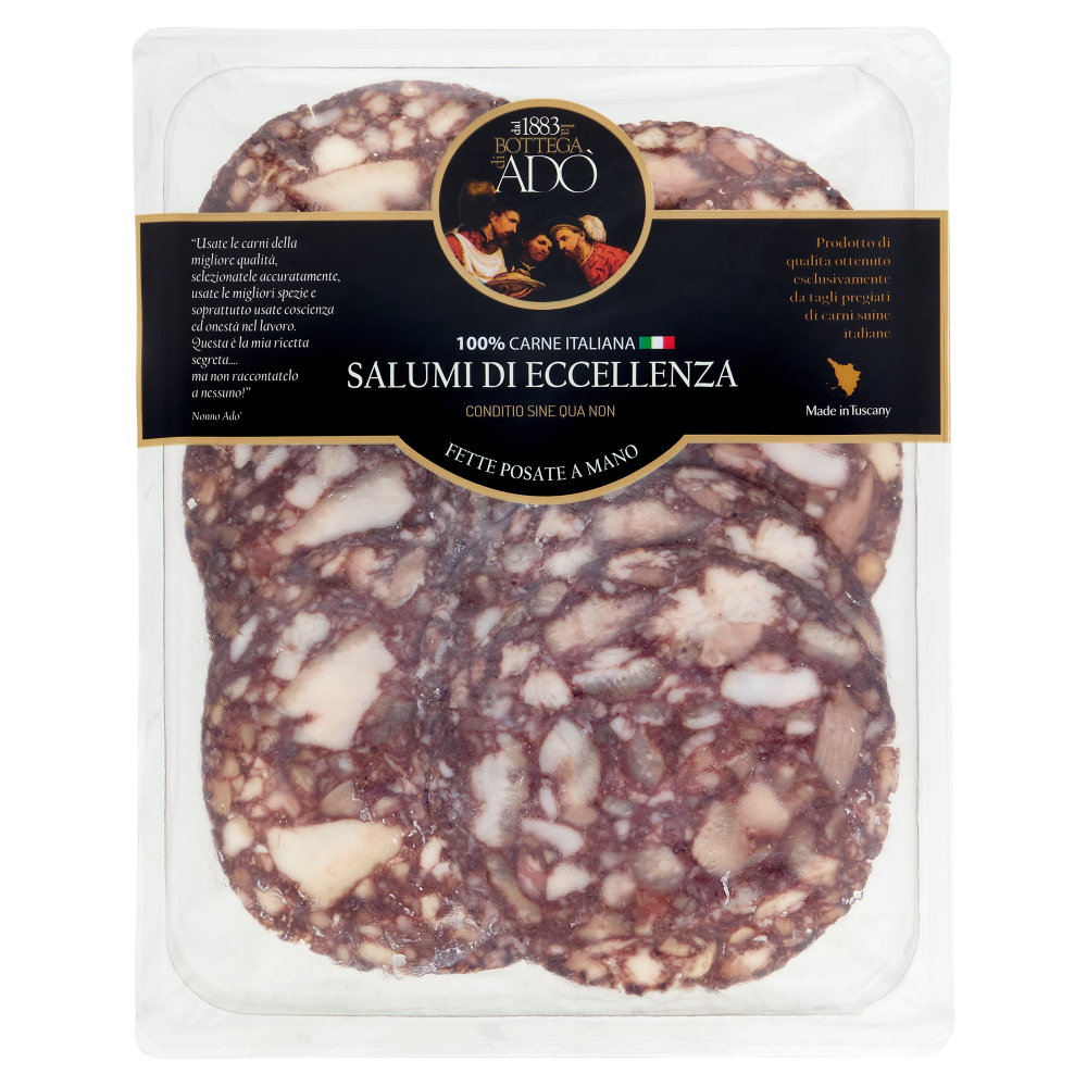 la Bottega di Ad&ograve; Salumi di Eccellenza Biroldo Affettato 0,100 kg