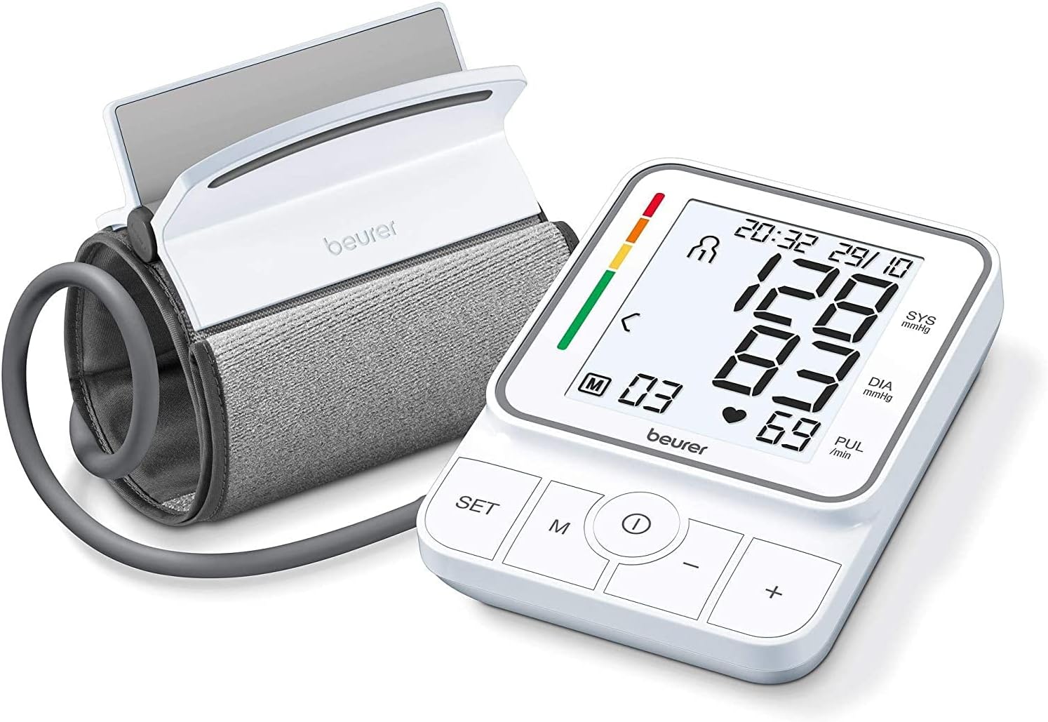 Beurer BM 51 EasyClip Misuratore di Pressione da Braccio Applicabile con una Sola Mossa