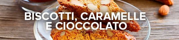 Terre d'Italia - Dolci - Biscotti, caramelle e cioccolato