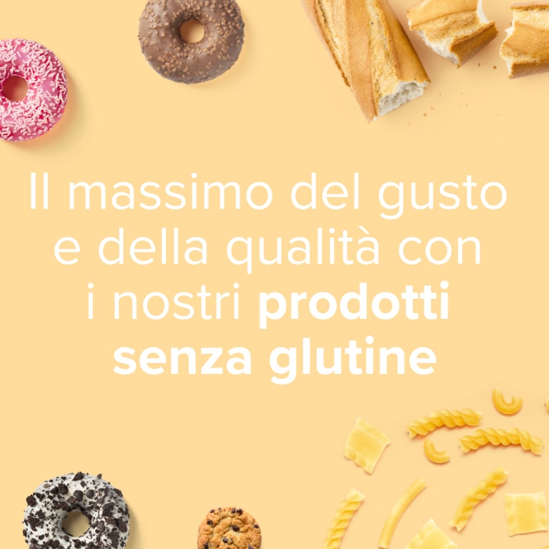 Stili alimentari prodotti senza glutine
